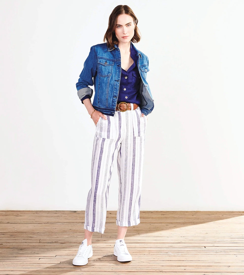 Hatley WOMENS W's Sophie Wide Leg Pants - Sailor Stripes 1 Hatley WOMENS W's Sophie Wide Leg Pants - Sailor Stripes