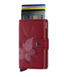 Vamosoutdoors ACCESSORIES Secrid Miniwallet - Stitch Magnolia Rosso