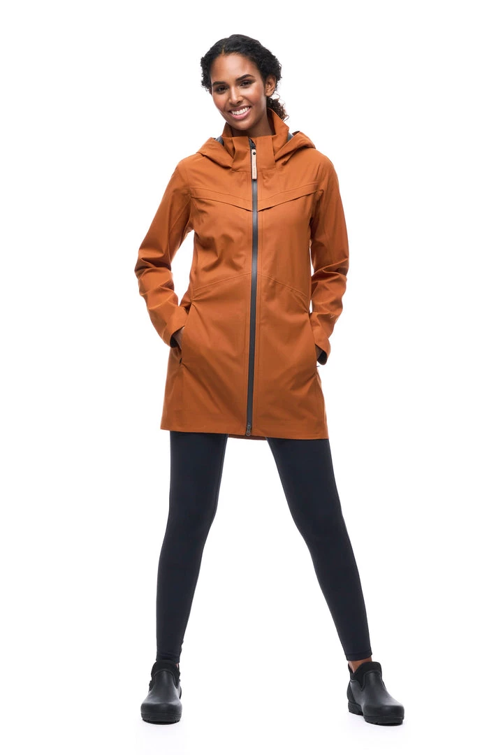 Indyeva WOMENS W's Kisa 2.5L Rain Jacket - Root 1 Indyeva WOMENS W's Kisa 2.5L Rain Jacket - Root