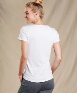 Toad&Co WOMENS W's Marley II Short Sleeve Tee- White