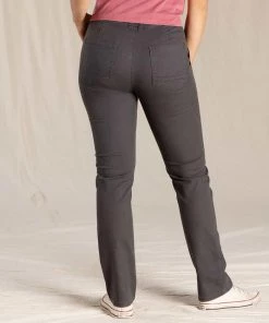 Toad&Co WOMENS W's Earthworks High Rise Pants- Soot