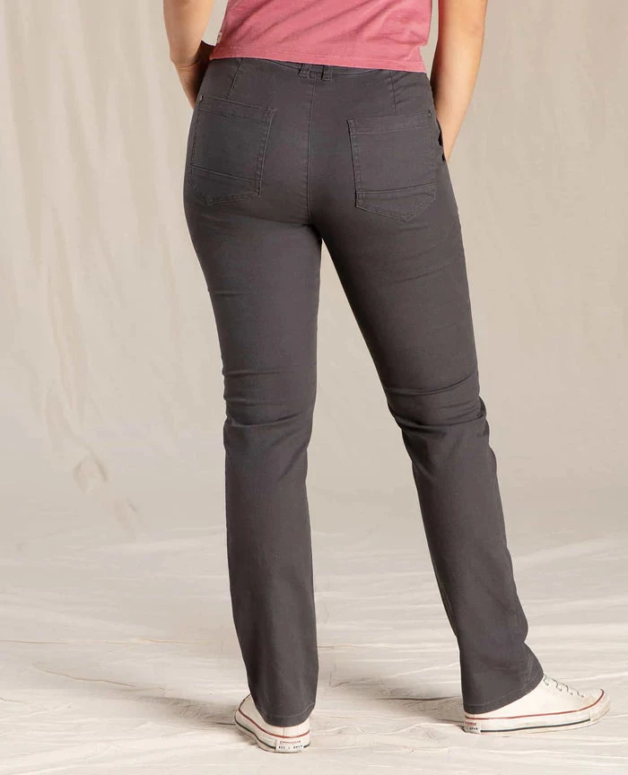 Toad&Co WOMENS W's Earthworks High Rise Pants- Soot 2 Toad&Co WOMENS W's Earthworks High Rise Pants- Soot