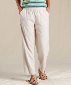 Toad&Co W's TAJ Hemp Pant- Oatmeal Chambray WOMENS