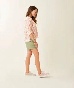 Vamosoutdoors WOMENS W's Davis Top- Cloud Orchard