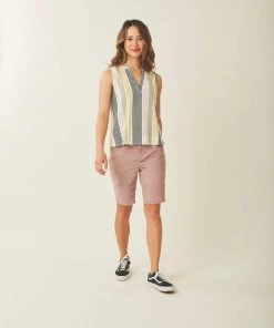 Vamosoutdoors W's Dylan Tank- Multistripe WOMENS