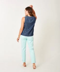 Vamosoutdoors W's Dylan Tencel Tank- Dark Chambray