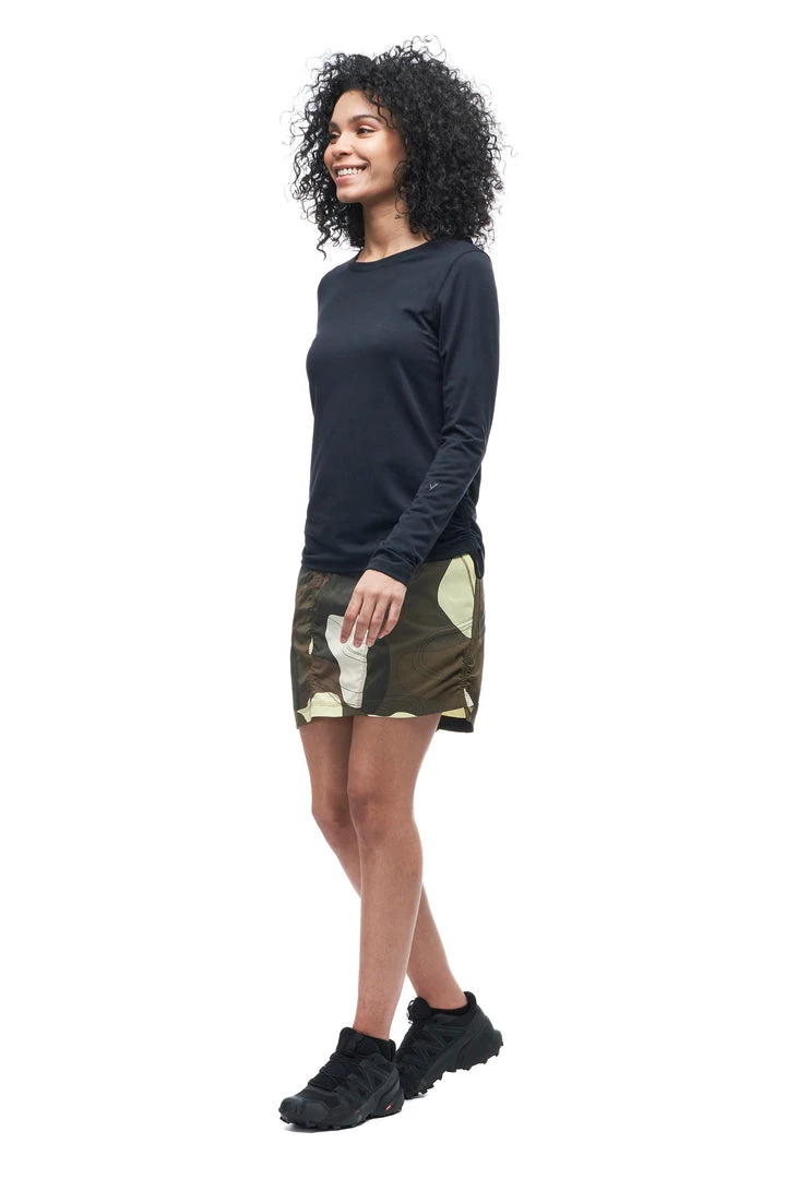 Indyeva ULENDO III Skort - Artichoke Topo Print WOMENS 2 Indyeva ULENDO III Skort - Artichoke Topo Print WOMENS