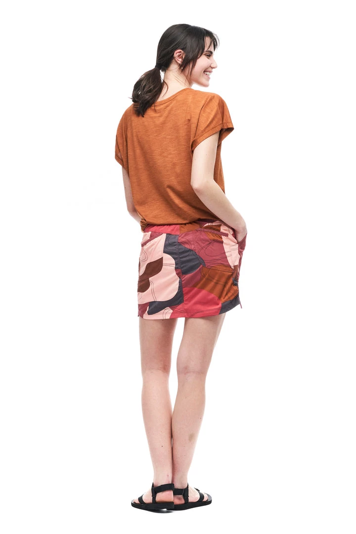 Indyeva ULENDO III Skort - Peony Topo Print 2 Indyeva ULENDO III Skort - Peony Topo Print