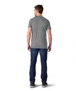Smartwool M's Merino Hemp Blend Short Sleeve - Gray Heather