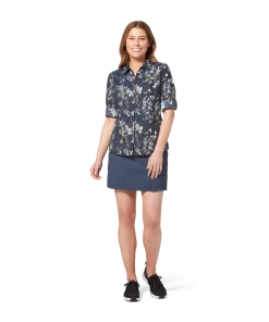 Royal Robbins W's Expedition 3/4 Sleeve - Navy Zephyr Pt