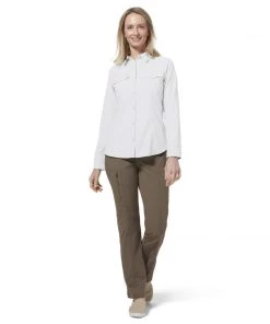 Royal Robbins W's Expedition II Long Sleeve - White WOMENS