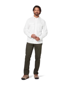 Royal Robbins Shirts M's Global Expedition L/S - White