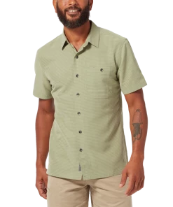 Royal Robbins M'S Desert Pucker Dry S/S - Lt Olive