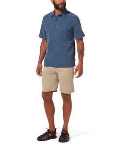 Royal Robbins M's Desert Pucker Dry S/S - Collins Blue