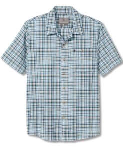Royal Robbins M's Redwood Plaid S/S - Collins Blue