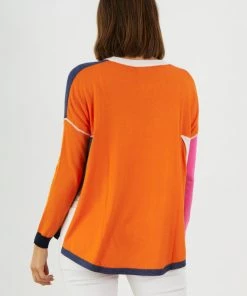 Zaket & Plover W's Block Colour Sweater - White