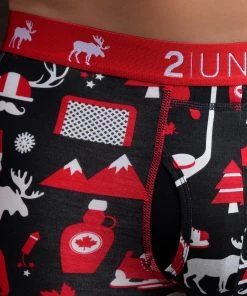 2 UNDR Swing Shift Boxer Brief - Canada Eh Base Layers