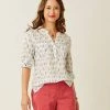 Carve Dylan Gauze Shirt - Cloud Ikat WOMENS