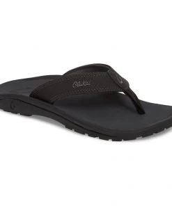 Olukai M's Ohana Sandals - Black/Dark Shadow Footwear
