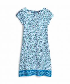 Hatley WOMENS W's Nellie Dress - Blue Shoreline Ripples