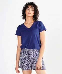 Hatley River Tee - Patriot Blue WOMENS