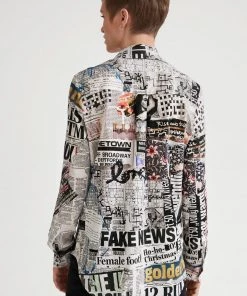 Desigual WOMENS Breaking News Shirt