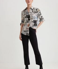 Desigual WOMENS Breaking News Shirt
